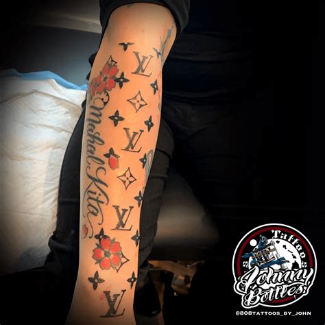 louis vuitton sleeve tattoo|louis vuitton tattoo designs.